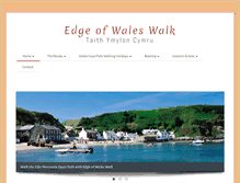 Tablet Screenshot of edgeofwaleswalk.co.uk